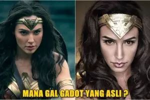 Kamu akan kaget melihat wajah asli 'Gal Gadot' ini