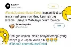 12 Cuitan 'tanda-tanda lebaran sudah dekat' ini bikin kamu tertawa