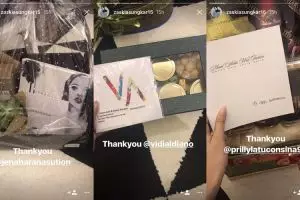 Begini potret 8 artis yang saling berkirim bingkisan lebaran