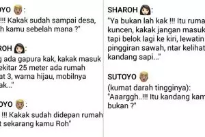 Percakapan perjuangan cari rumah mantan saat lebaran ini kocak abis