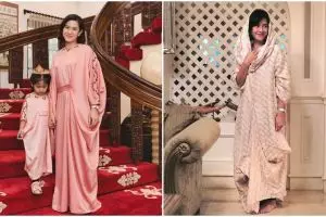 6 Gaya Dian Sastro ketika memakai kaftan, cantiknya kebangetan deh