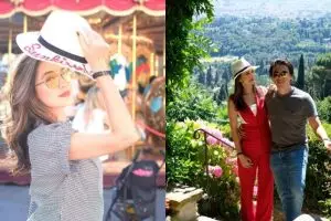 10 Foto Luna Maya dan Reino rayakan Lebaran dengan berlibur ke Italia