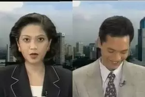 Tertawa saat live, alasan news anchor legend ini bikin ikutan senyum