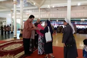 7 Foto damainya keberagaman di syawalan Kepatihan Yogyakarta