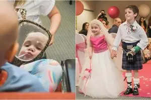 Nikah di usia 5 tahun, kisah cinta gadis idap kanker ini buat terenyuh