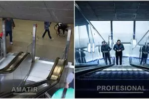 Begini beda hasil jepretan fotografer profesional vs amatir