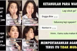 10 Meme susahnya chatting dengan gebetan ini lucu banget