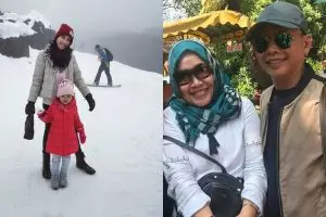 Tak diajak liburan ke luar negeri, ini 5 potret aktivitas orangtua ATT