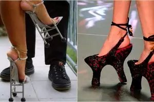 12 Model high heels nyeleneh ini malah bikin kaki kamu ngilu