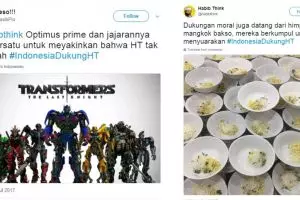 15 Cuitan lucu soal Indonesia dukung HT ini kocak parah