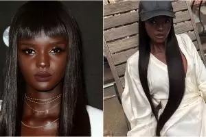 Mirip barbie, model ini tunjukkan kecantikan wanita berkulit legam