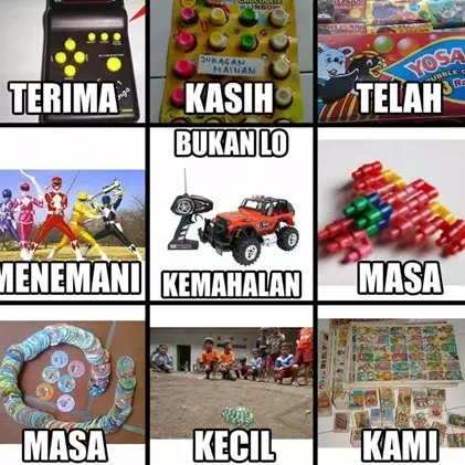 7 Meme 'terima kasih' ini lucunya bikin nostalgia masa kecil