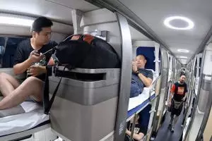 Kereta di China ini jadi hotel berpindah paling cepat di dunia