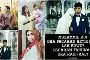 10 Meme 'Muzammil nikah' ini kocak sekaligus bikin baper parah