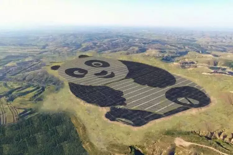 Bentuknya lucu, proyek tenaga surya di China ini tujuannya mulia