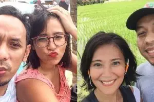 10 Gaya keluarga Pongki Barata & Sophie Navita, masih romantis ala ABG