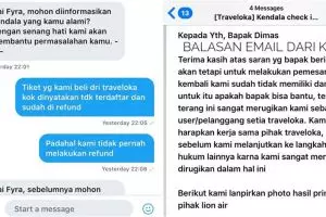 Cerita pilu penumpang pesawat tiketnya di-refund orang misterius