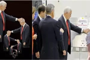 9 Editan kocak saat Wapres AS abaikan larangan sentuh perangkat NASA