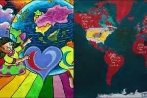 Peta karya 12 anak ini, bikin kita tahu cara mereka memandang dunia