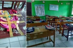 Wali murid taruh tas seminggu sebelum sekolah, faktanya bikin kaget