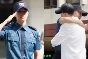 10 Potret Donghae Super Junior saat keluar wamil, dijemput Eunhyuk lho