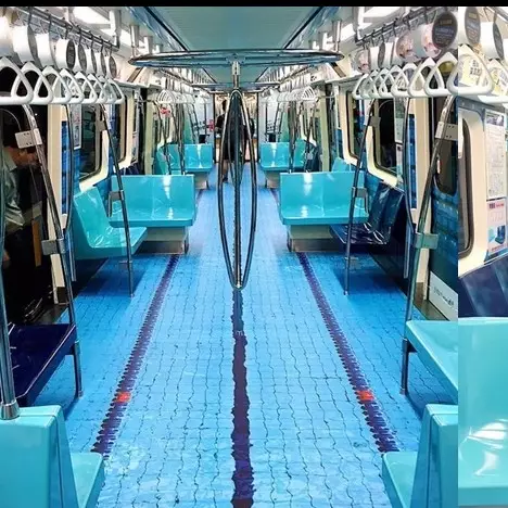Negara ini desain subway jadi mirip arena olahraga, kampanye sehat nih
