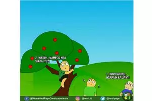 Cerita nyuri buah di kebun tetangga ini pasti pernah kamu alami