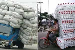20 Potret angkutan kelebihan muatan dari berbagai negara, bahaya nih
