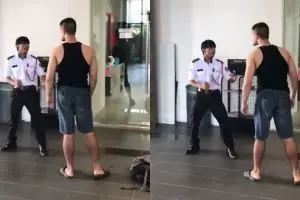 Tantang satpam berbadan kecil, petarung MMA ini malah bernasib sial