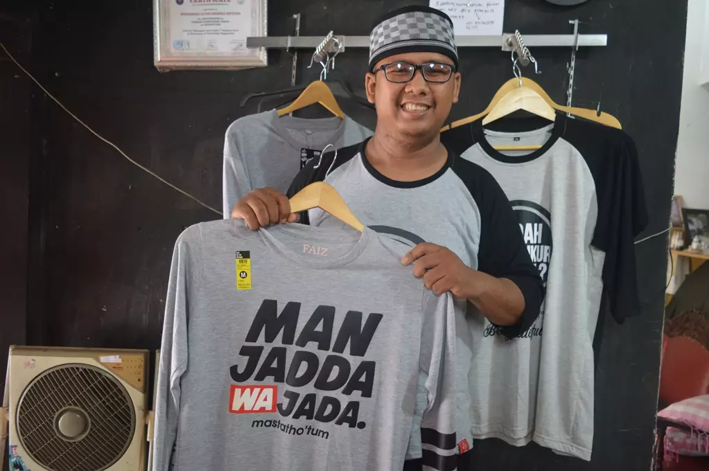 Dakwah melalui kaus, cara Alfian Rendra berbisnis