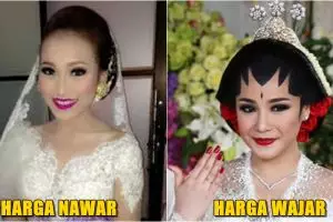 7 Meme 'harga nawar harga wajar' ini bikin bijak pilih perias nikahan