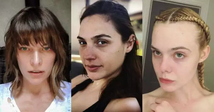 Potret 20 seleb dunia tanpa makeup ini bukti cantiknya memang alami