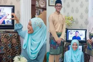 Bikin heboh, pasangan kekasih ini lakukan tunangan secara online