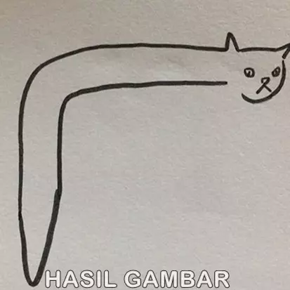 Bikin ngakak, begini jadinya jika anak-anak disuruh melukis kucing