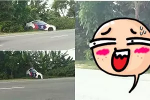 Netizen tepuk jidat saat tahu aslinya mobil polisi yang parkir ini 