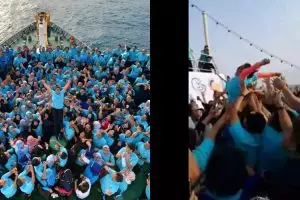 Saat Menteri Susi beraksi moshpit, begini gayanya