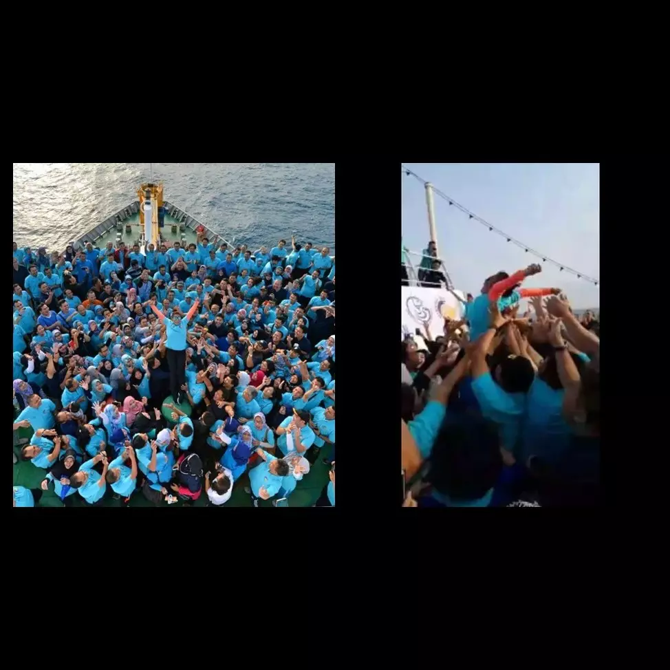 Saat Menteri Susi beraksi moshpit, begini gayanya