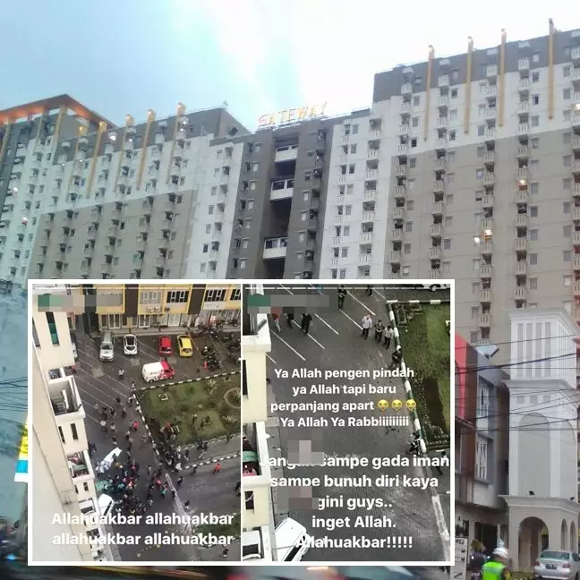 Dua wanita loncat dari lantai 5 apartemen di Bandung tewas seketika