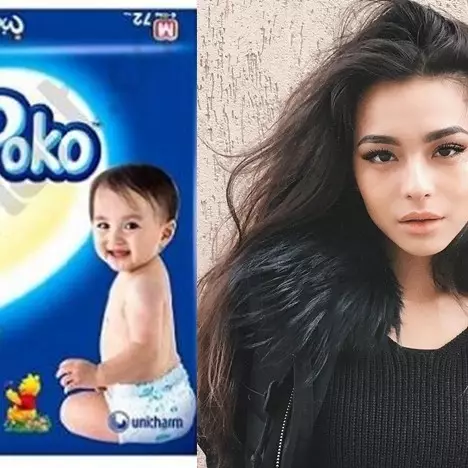 Bayi di bungkus popok ini kini jadi model cantik &amp; seksi lho