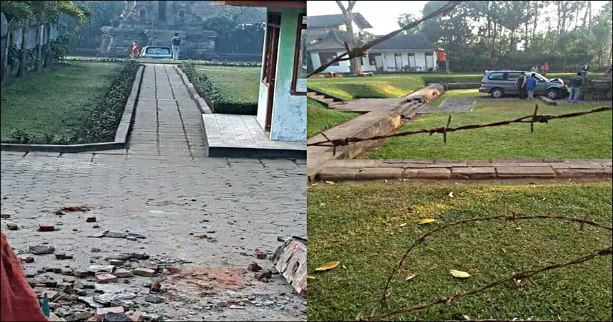 Pria ini tabrak Candi Kidal dengan mobilnya, mengaku berhalusinasi