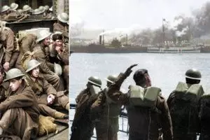 9 Potret evakuasi Dunkirk ini dibuat berwarna, dramatis abis!