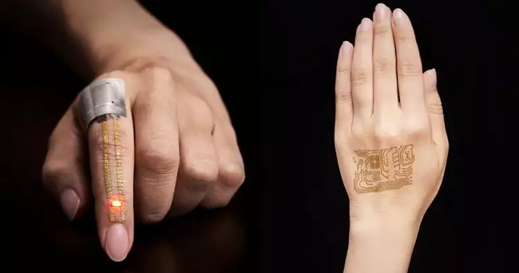 Sensor kesehatan kulit ini mirip tato temporer lho, keren