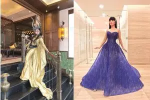 10 Koleksi baju panggung Zaskia Gotik ini sama cetar dengan Syahrini