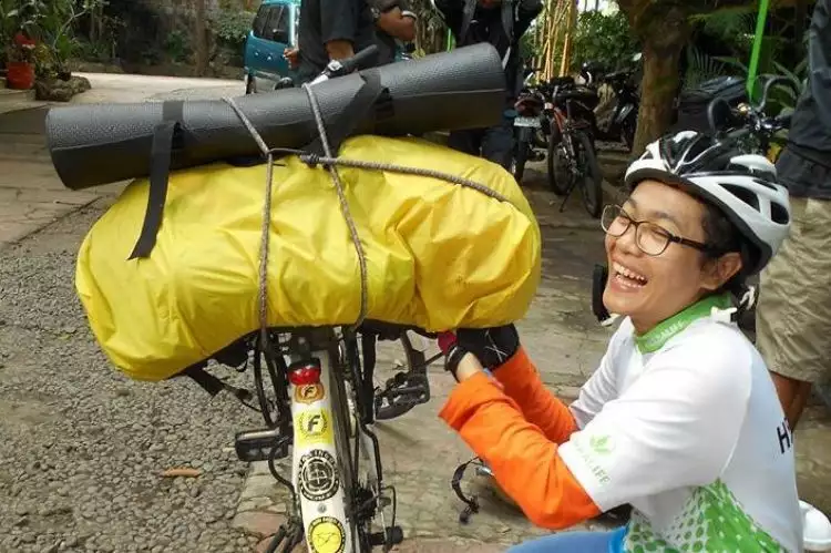 Pernah taklukkan Jogja-Bali, cewek ini siapkan bersepeda lintas negara