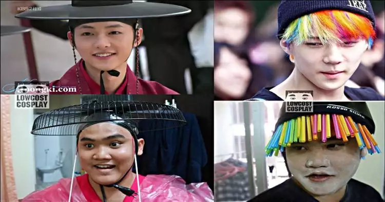 10 Aksi konyol orang tirukan gaya seleb Korea ini kocak abis