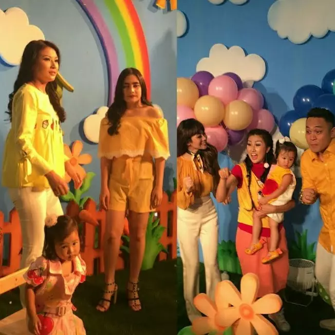 15 Foto bukti video klip lagu baru Sarwendah ini bertabur bintang