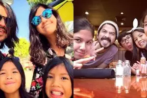 10 Foto kekompakan hot papa Ariyo Wahab dan putrinya, sweet abis