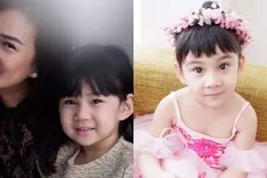 10 Foto Annabel, putri Astrid Tiar yang makin pintar dan menggemaskan