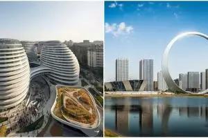 10 Bangunan futuristik di negara ini punya bentuk unik bak film Sci-fi