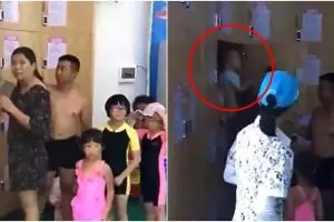 Ibu ini sengaja kurung bayinya di dalam loker, alasannya bikin geram